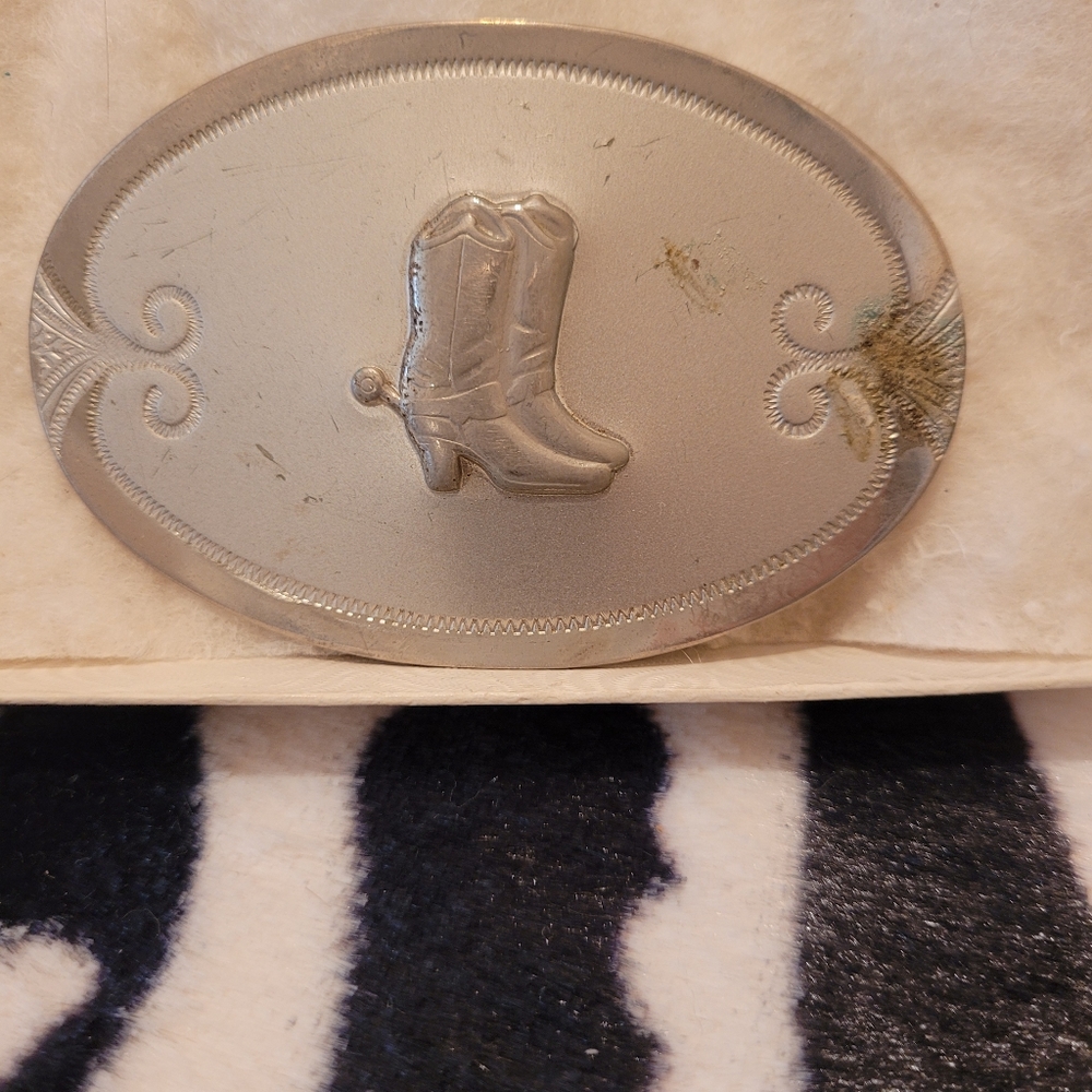Vintage western belt buckle